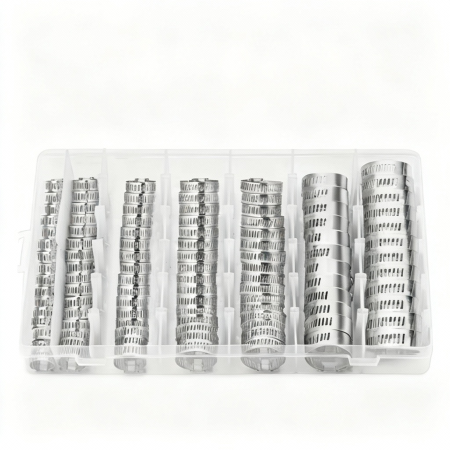 Slangklemmen Koffer RVS (120 Stuks) - Complete Set