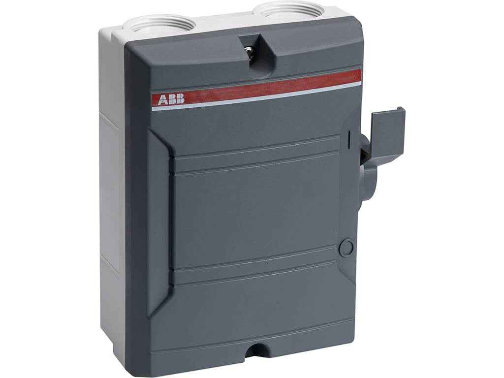 ABB – Werkschakelaar 3P 25A met 2x m25 wartel!