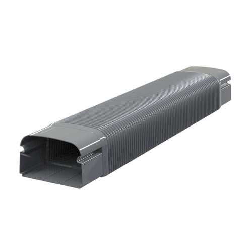 Antraciet Tecnosystemi Optima Flexibele Verbinding MF75 520 mm voor 75 mm airco leidinggoot, RAL 7016.