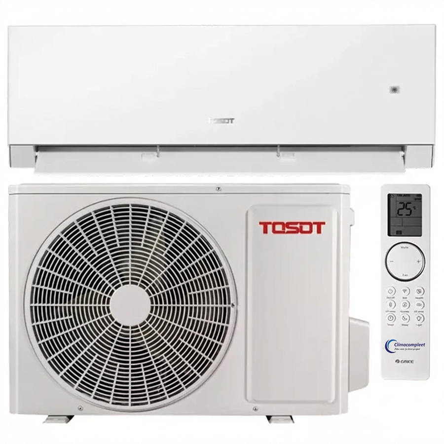 Tosot Clivia 7.7kW Inverter Airco R32 - Zwart/Wit