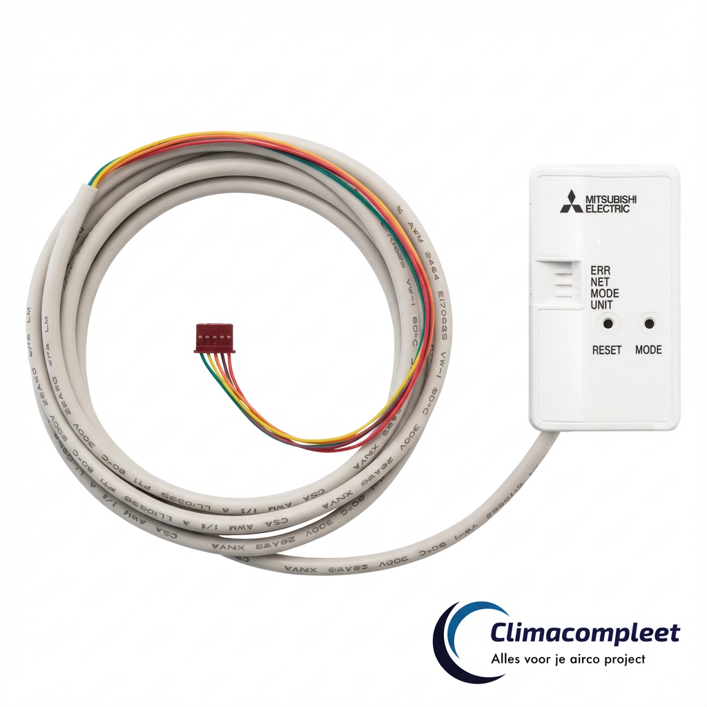 Mitsubishi Electric Module Om De Electric Airco of Warmtepomp te bedienen via Melcloud overal ter wereld 