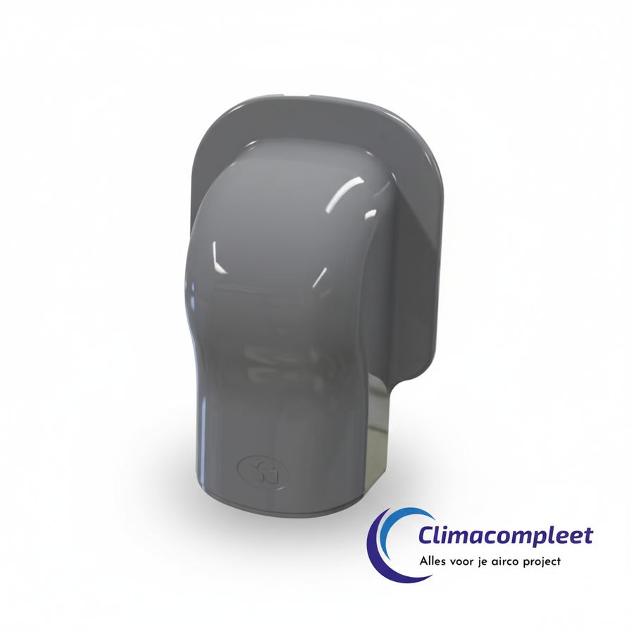 Tecnosystemi Optima Muur Afdekkap TM102 (Antraciet)