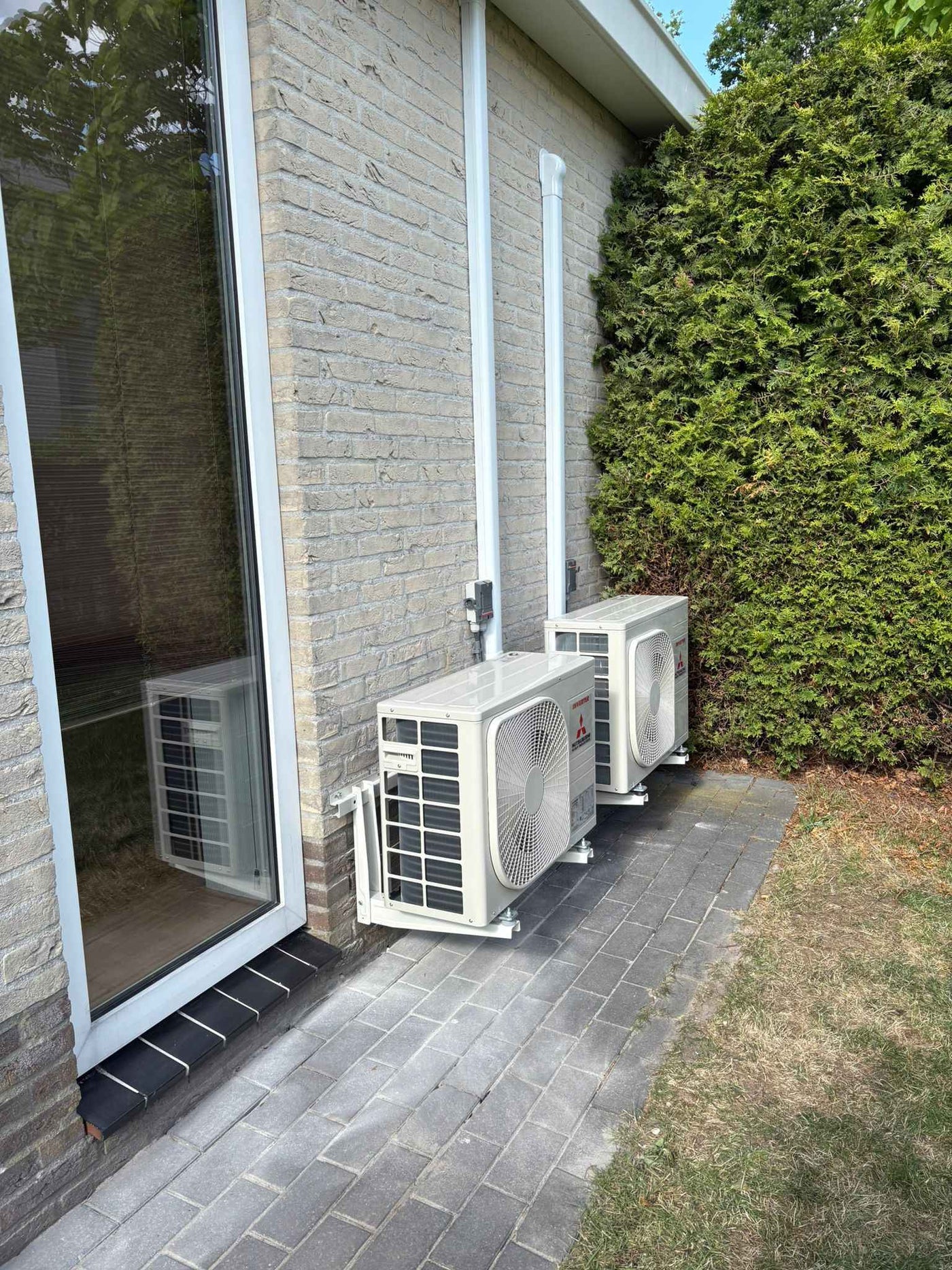 Muurbeugel Clima Compleet Alu 420mm