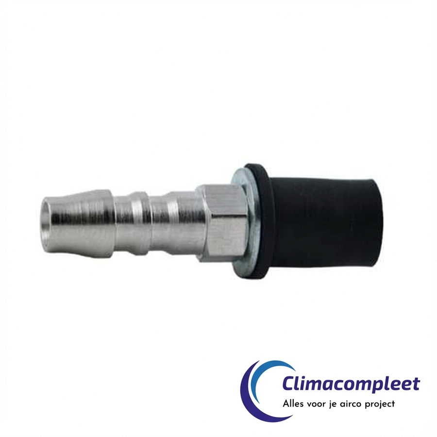 Set van 5 zelfdichtende Sauermann slangtules 6 mm voor condensafvoer