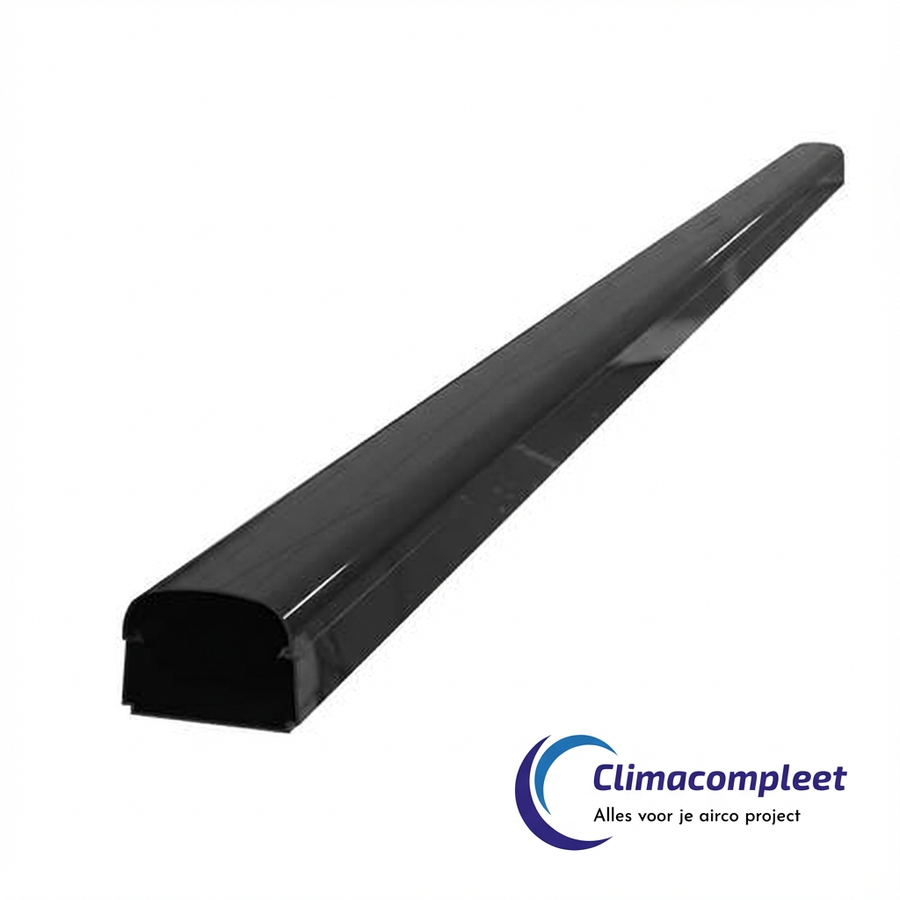 Zwarte Tecnosystemi Goot Ral 9005 Airco