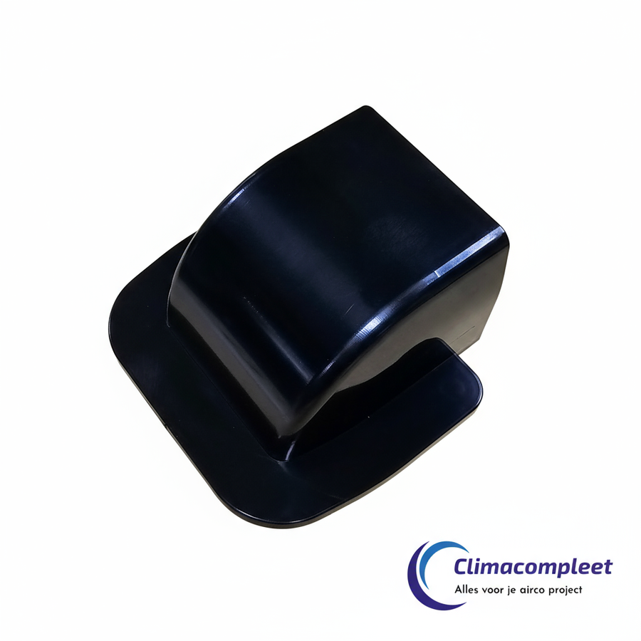 afdak kap airco goot zwart.