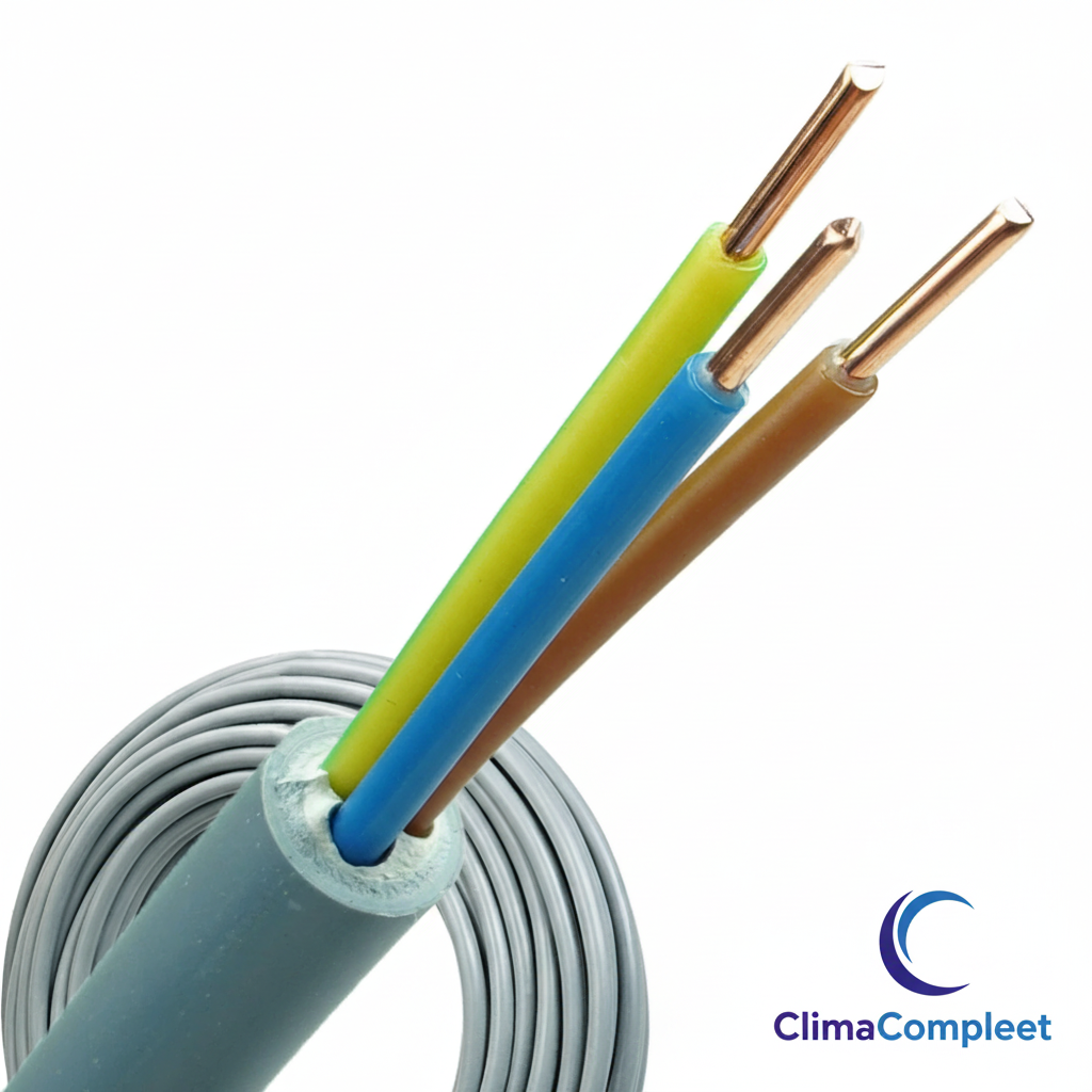 YMvK Voedingskabel – 3 x 2,5 mm² op Rol (50 Meter) - ClimaCompleet