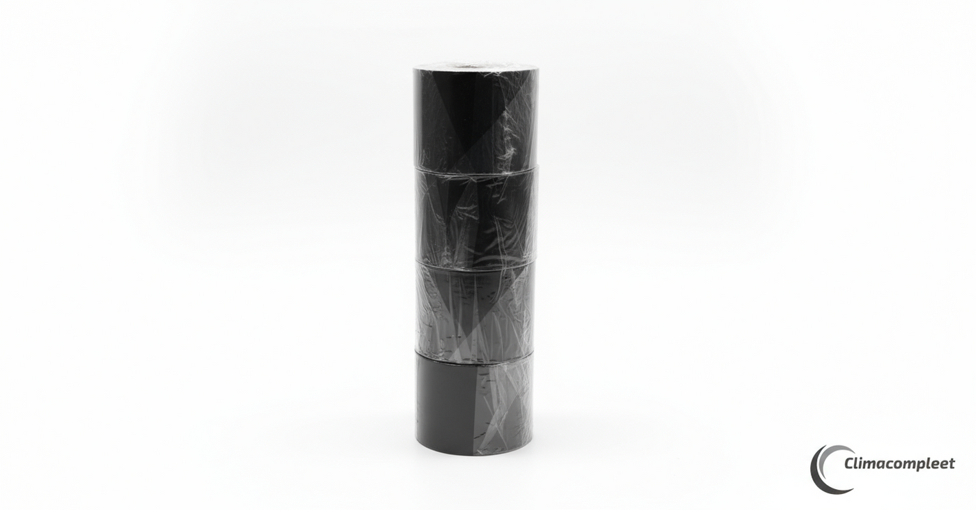 4 pack isolatie tape Zwart 50mm