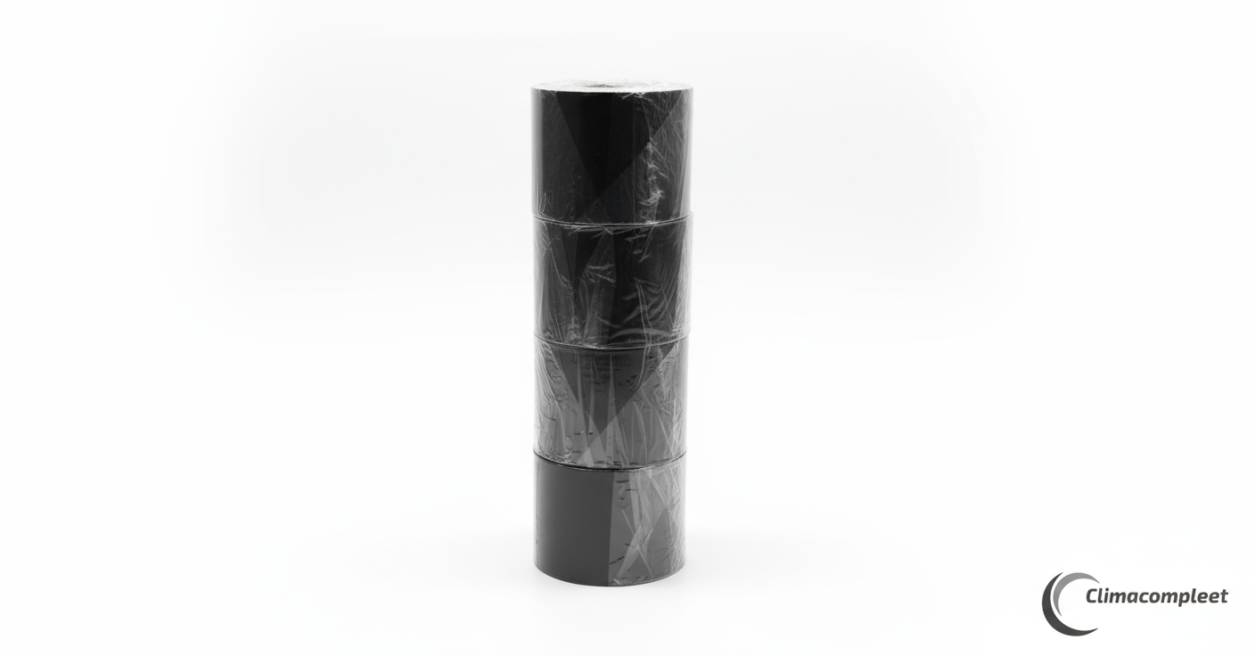 4 pack isolatie tape Zwart 50mm