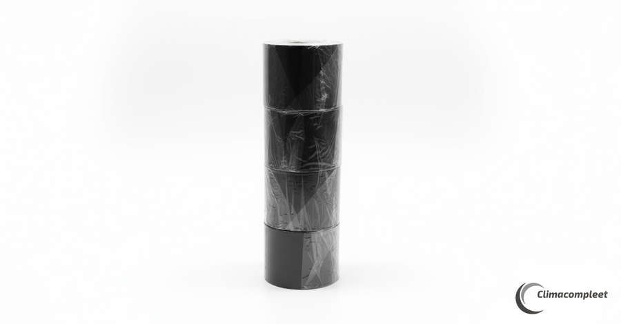 4 pack isolatie tape Zwart 50mm