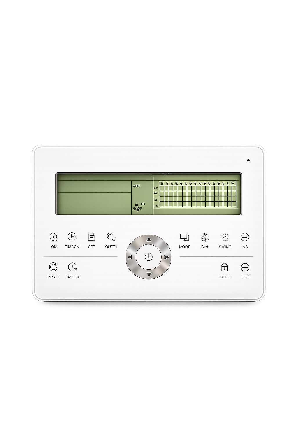 Kaisai CCM-30 centrale groepsregelaar met groot LCD-display en weekprogrammering