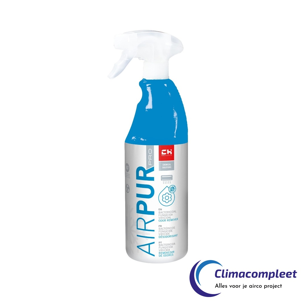 AIRPUR PRO 750 ml bactericide fungicide en virucide spray voor airco