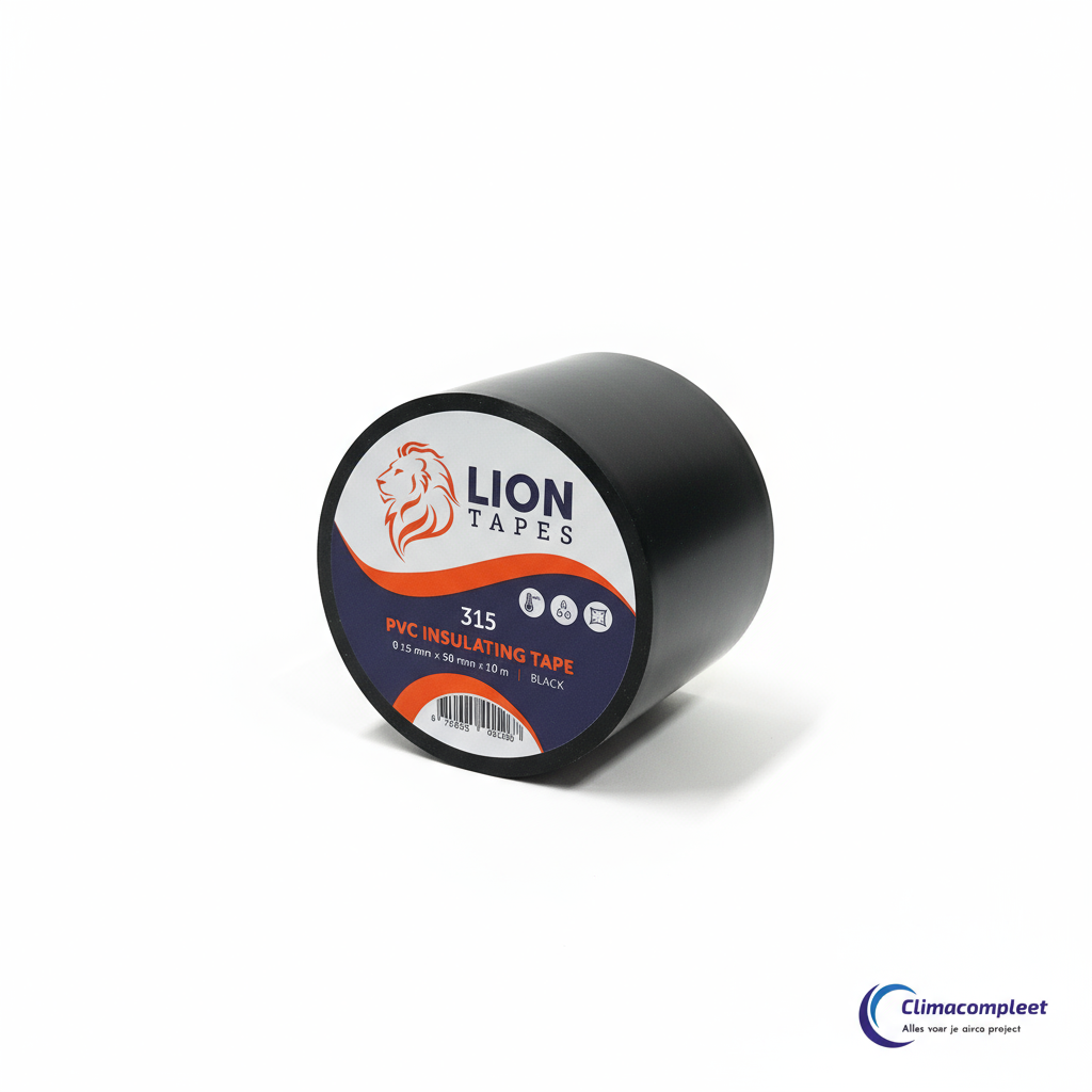 Lion Pvc isolatie Tape 50mm zwart of Wit