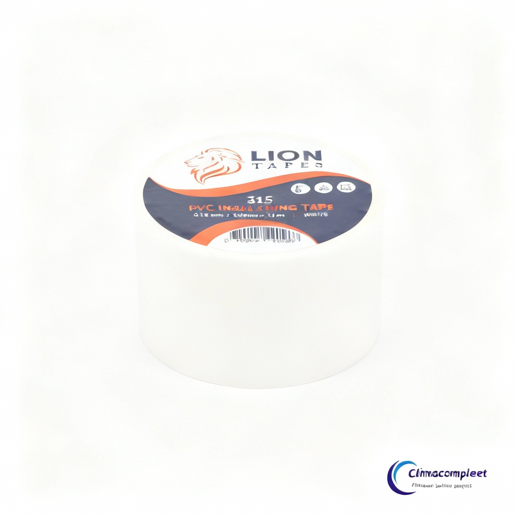 Lion Pvc isolatie Tape 50mm zwart of Wit