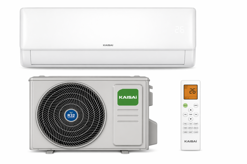 Kaisai Fly+ 2,7 kW set – binnenunit, buitenunit en afstandsbediening wit