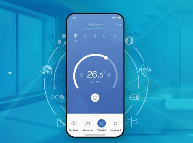 Kaisai app bediening via smartphone