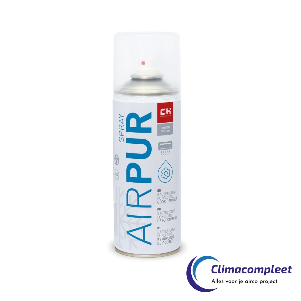 AIRPUR SPRAY 400 ml bactericide en fungicide spray voor airco desinfecteren