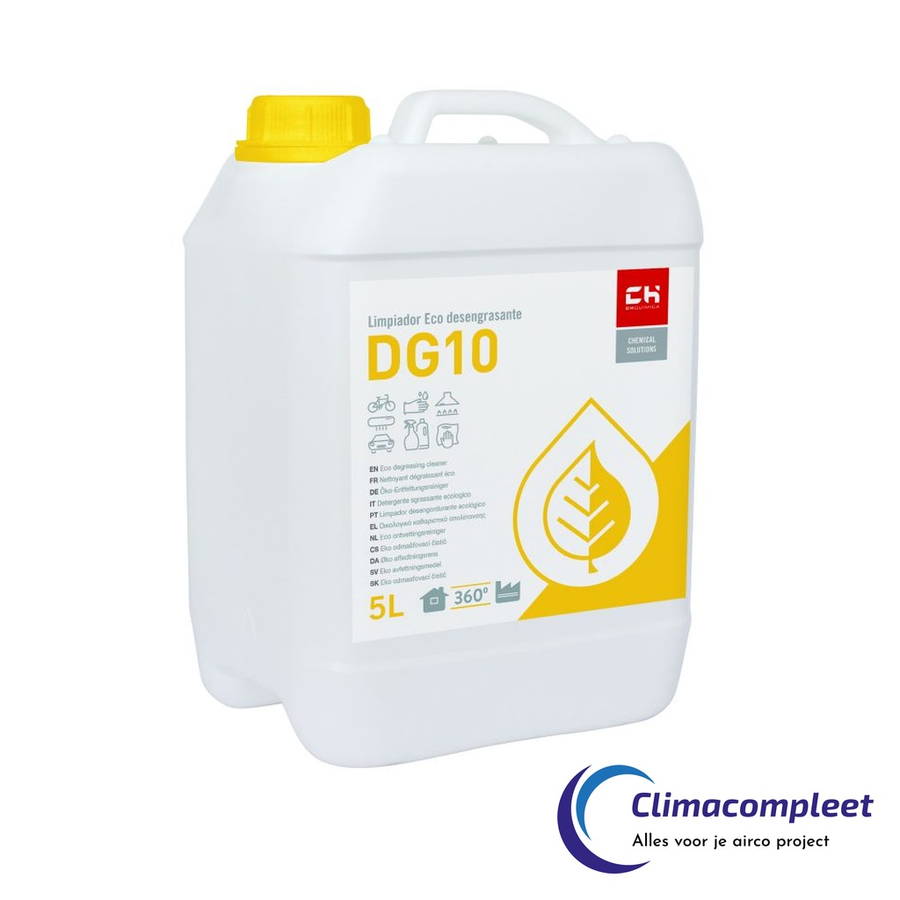DG10 5 liter biologisch afbreekbare eco reiniger ontvetter en desinfectiemiddel