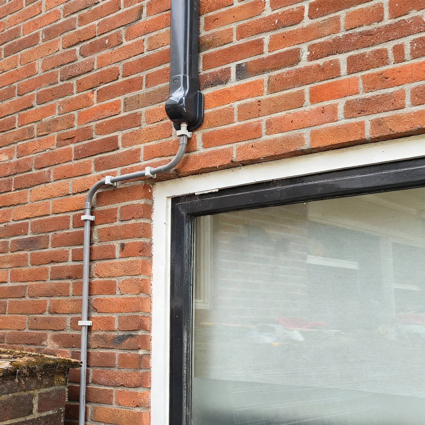 Pvc pijp 5/8mm voor condens afvoer 16mm grijs