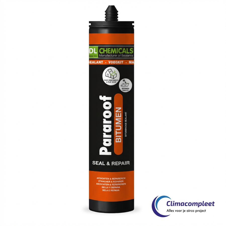 Pararoof Bitumen Kit Zwart - Dakdoorvoeren & Reparaties
